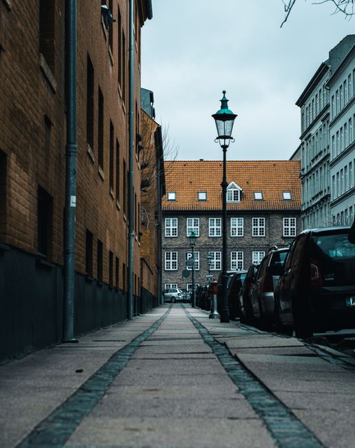 Gadeliv og butikker på Østerbro i København